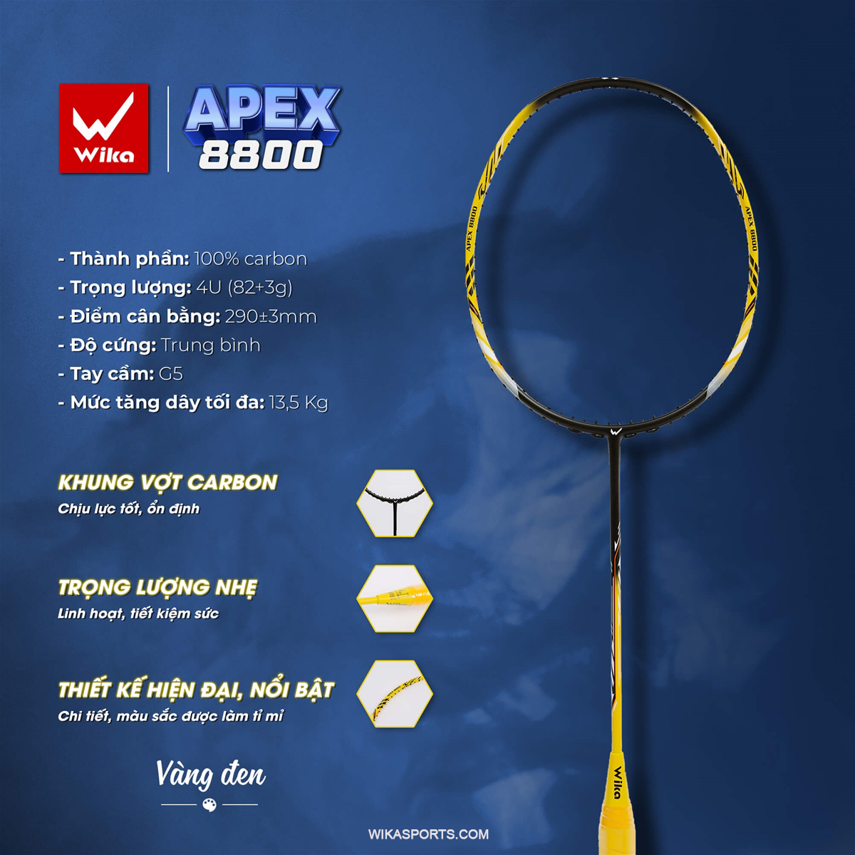 Vợt Cầu Lông Wika